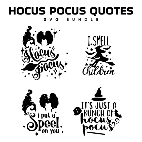 Hocus Pocus Quotes SVG.