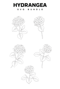 Hydrangea File Hydrangea SVG Free – MasterBundles