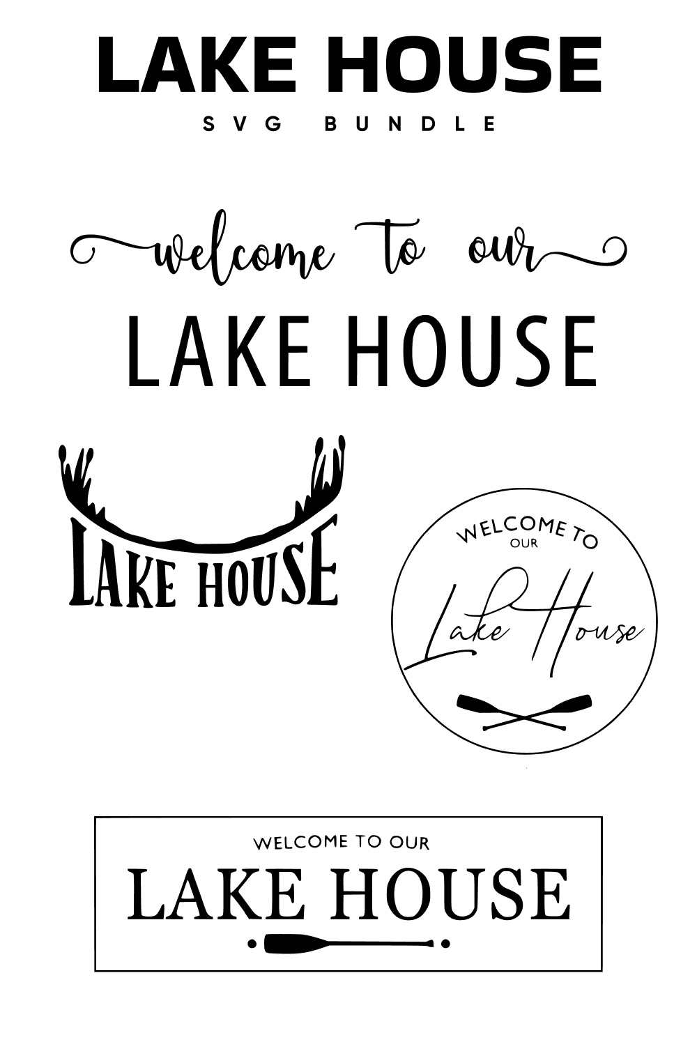 Lake House Svg - Pinterest.
