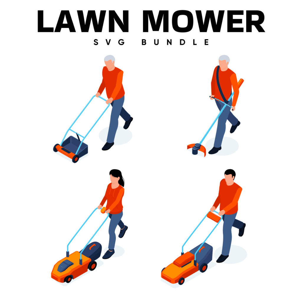Lawn Mower SVG Free MasterBundles