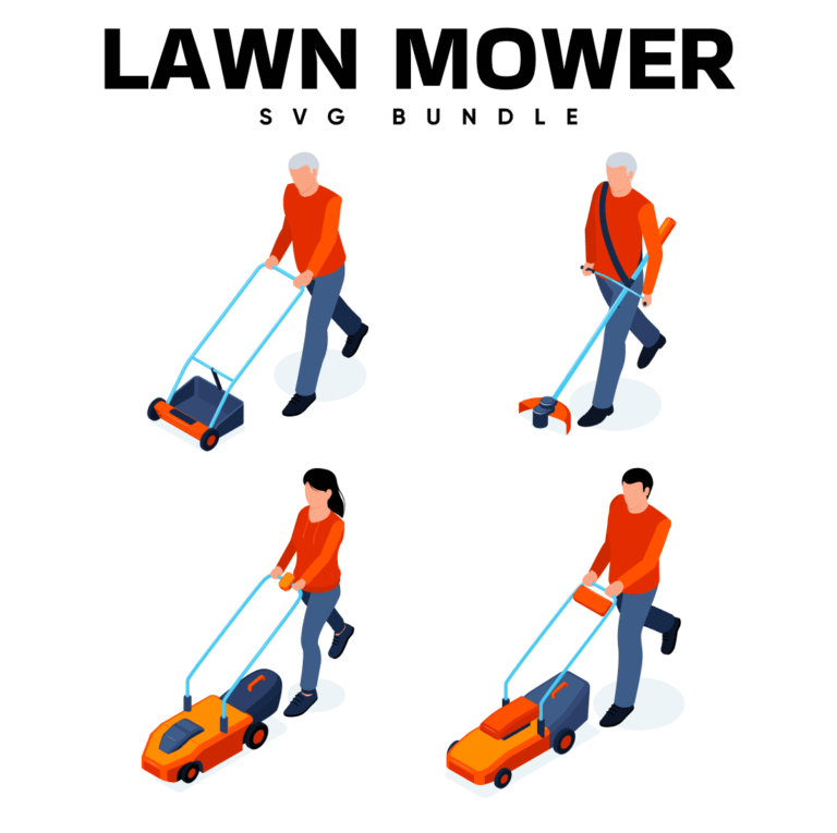 Lawn Mower SVG Free – MasterBundles