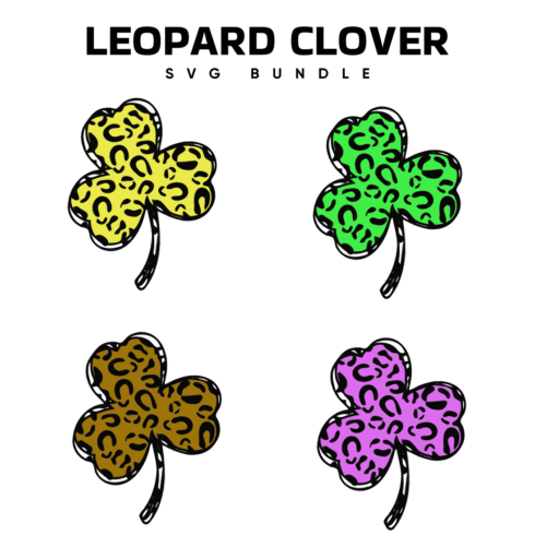 Leopard Clover SVG.