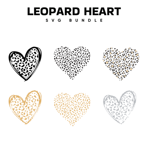 Leopard Heart SVG.