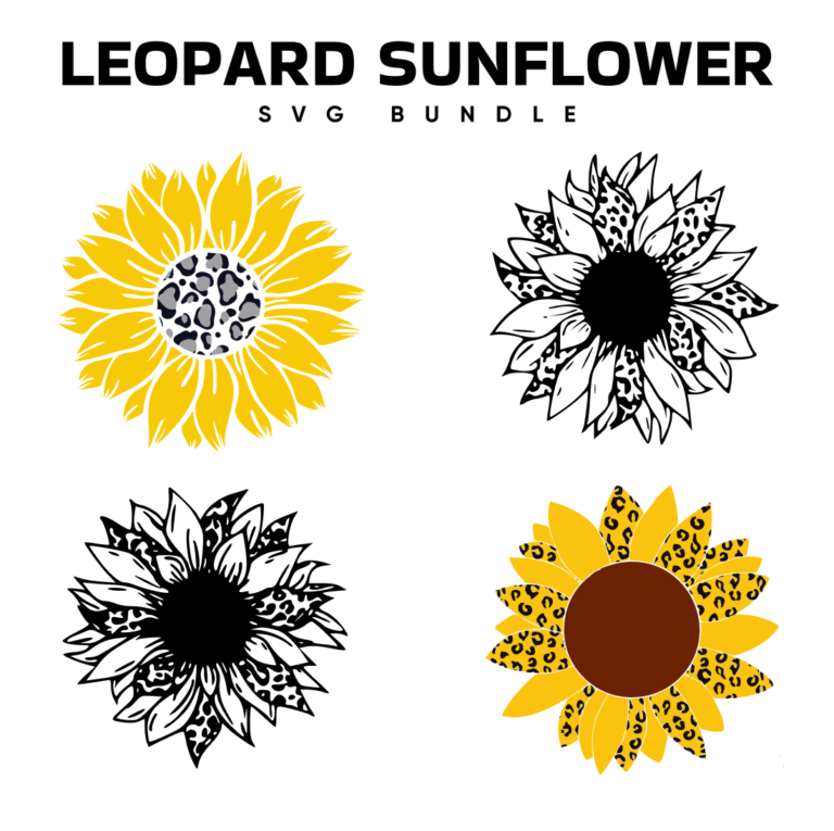 Leopard Sunflower SVG – MasterBundles