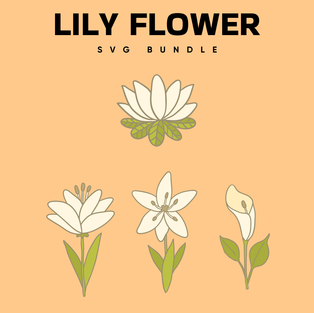 lily flower svg free.