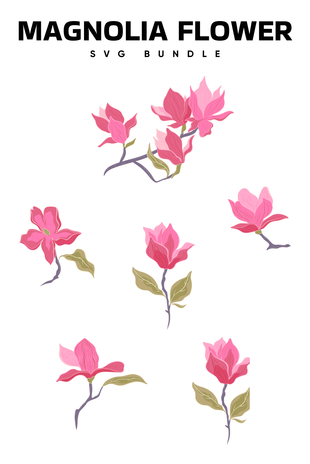 01. magnolia flower svg bundle 1000 x 1500 527