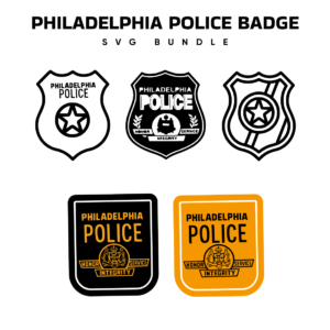 Philadelphia Police Badge SVG Designs – MasterBundles