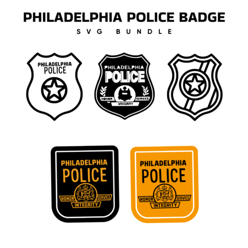 Philadelphia Police Badge Svg.