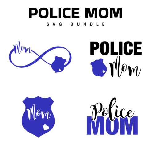 Police Mom SVG.