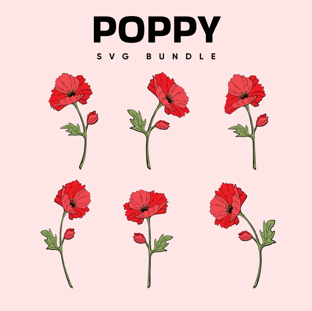 Poppy SVG Designs – MasterBundles