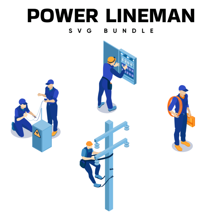 Power Lineman SVG Designs MasterBundles