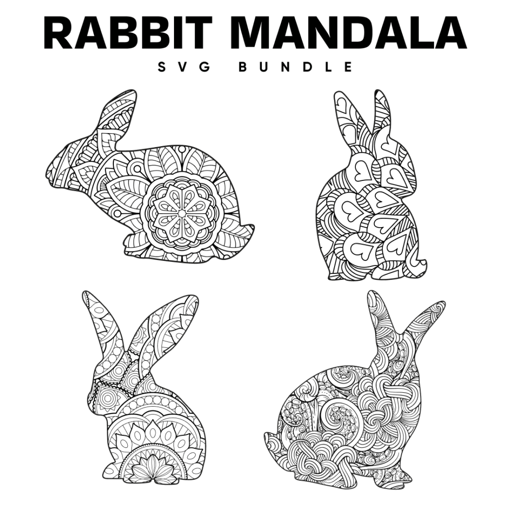 Rabbit Face SVG Free – MasterBundles