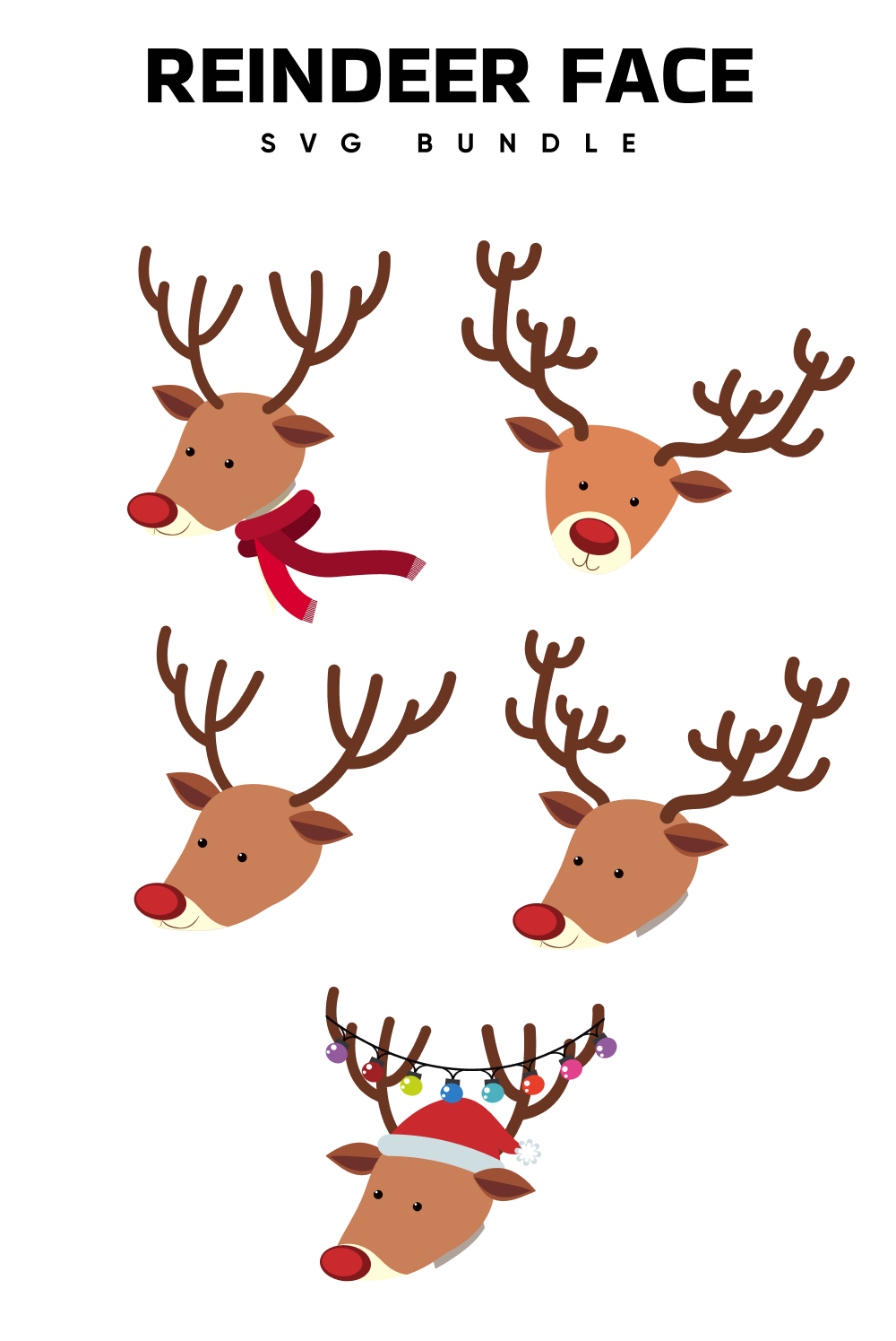01. reindeer face svg bundle 1000 x 1500 862