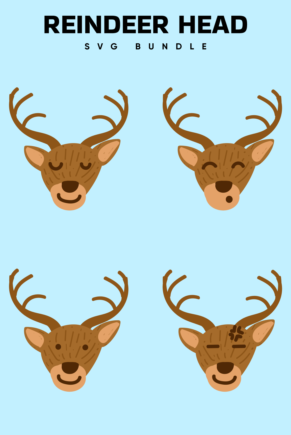 01. reindeer head svg bundle 1000 x 1500 941