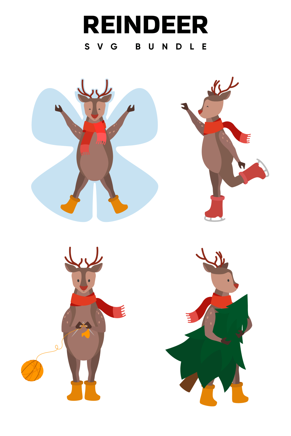 01. reindeer svg free svg bundle 1000 x 1500 449