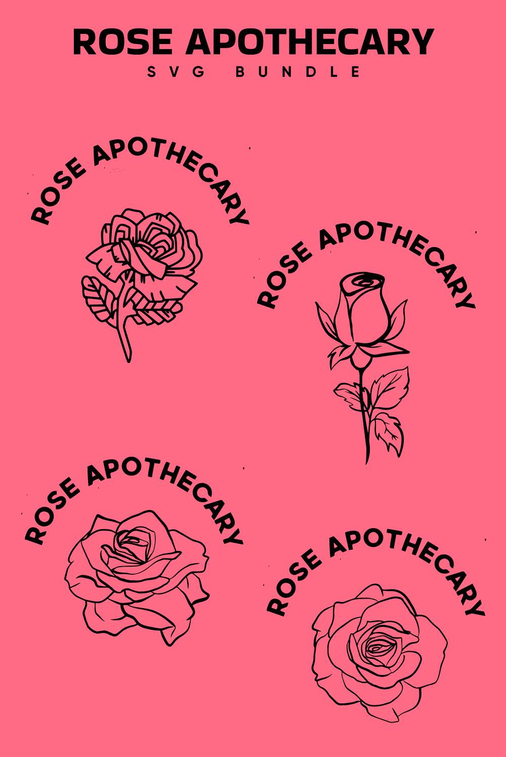 Rose Apothecary Svg - Pinterest.