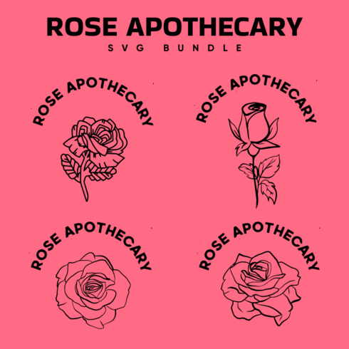 Rose Apothecary Svg.