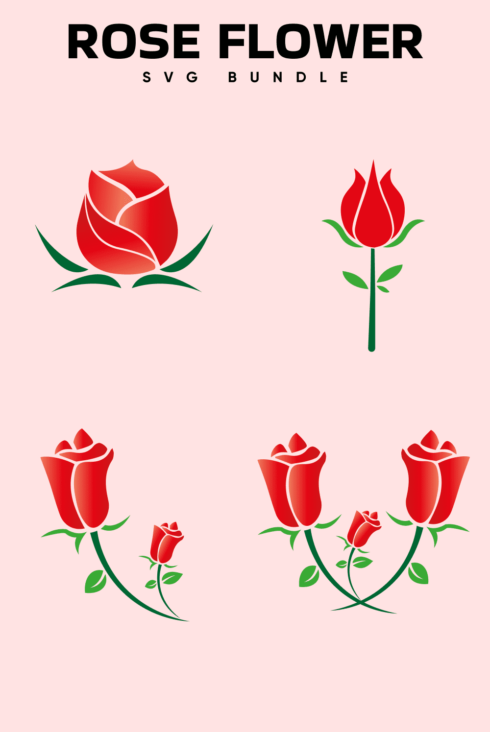 Rose Flower Svg - Pinterest.