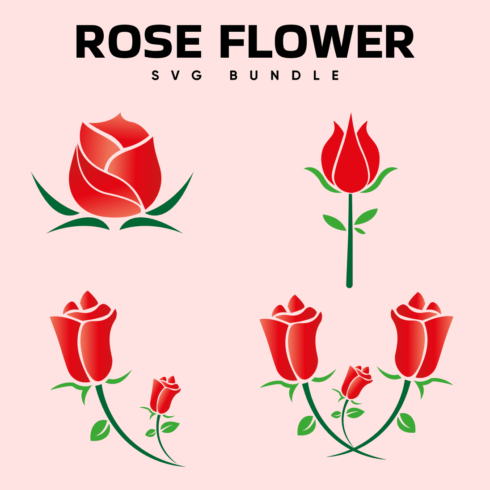 Rose Flower Svg.