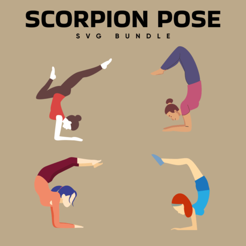 Scorpion Pose Svg.