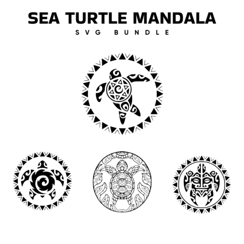The sea turtle logo is shown in black and white.