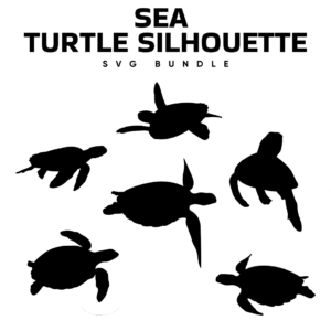 Sea Turtle Silhouette SVG – MasterBundles