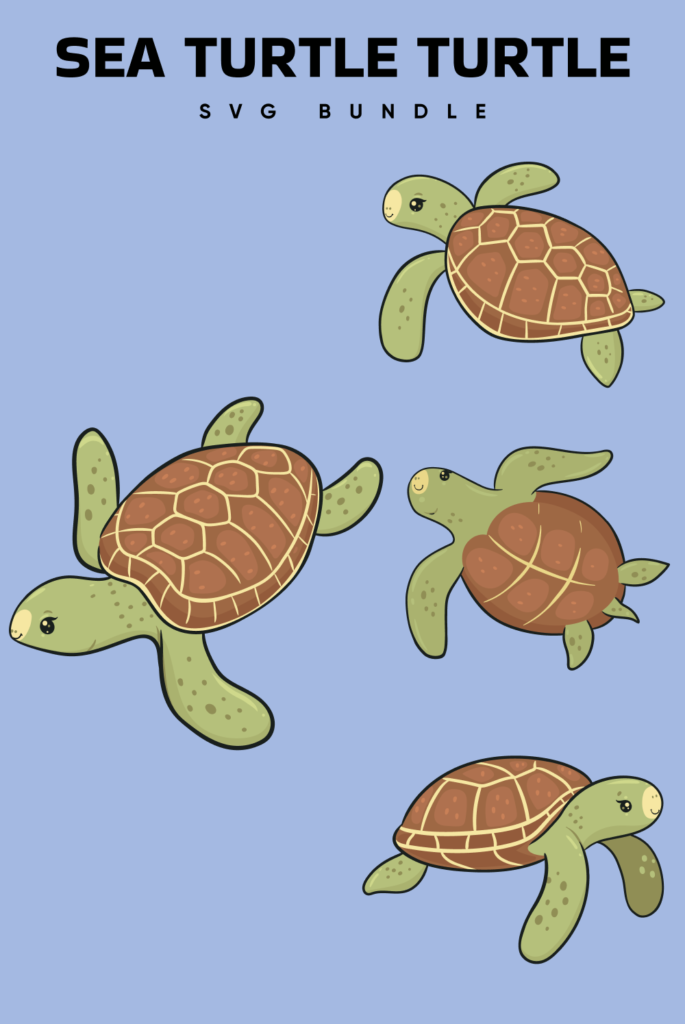 Sea Turtle SVG Free – MasterBundles