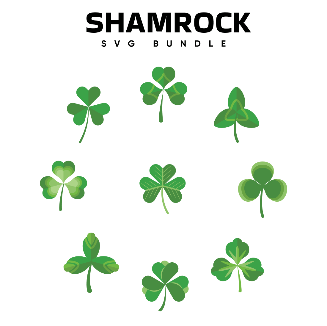 Shamrock SVG Free.