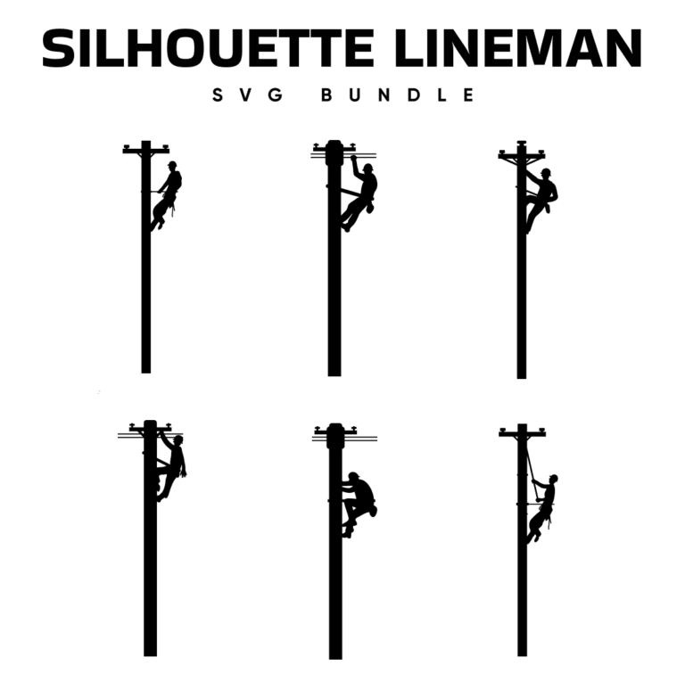 Silhouette Lineman SVG Designs – MasterBundles