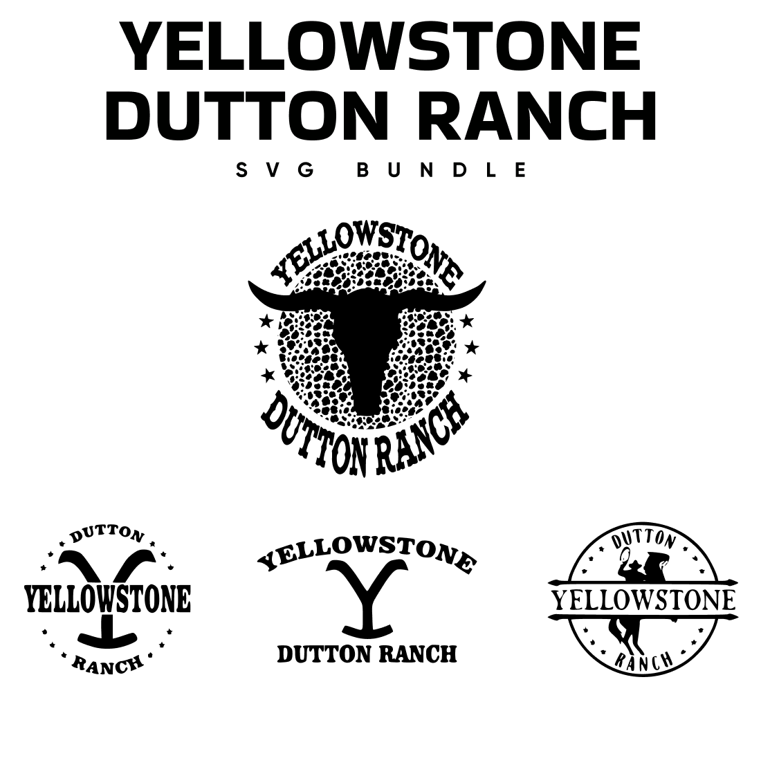 Yellowstone Dutton Ranch SVG.