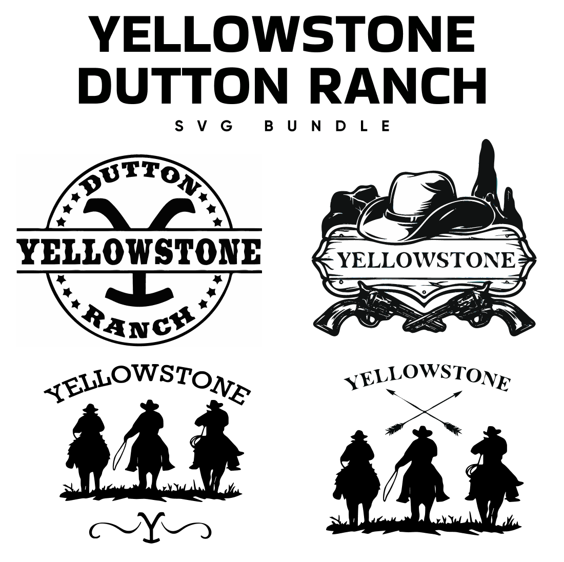 Yellowstone Dutton Ranch SVG Free.