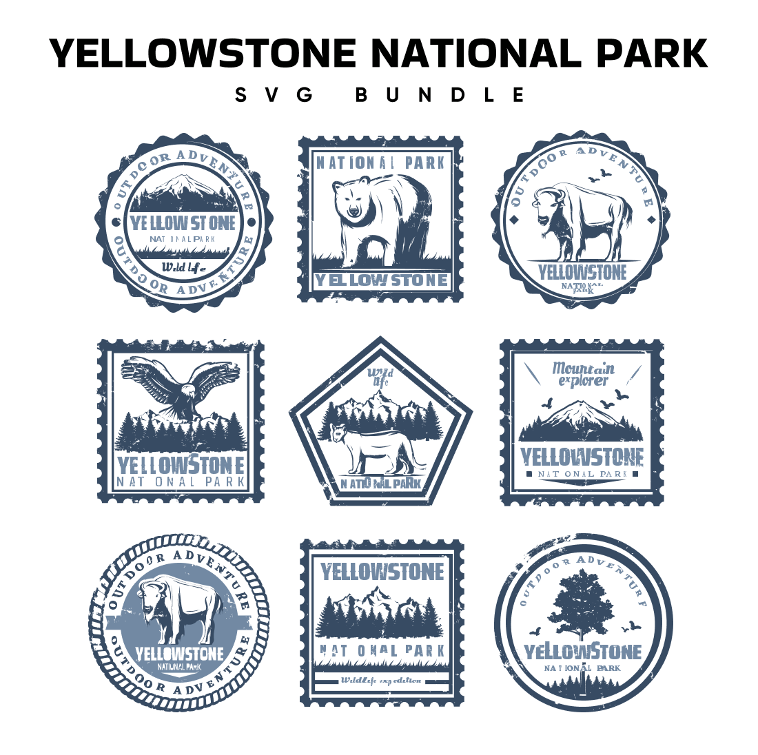 Yellowstone National Park SVG.