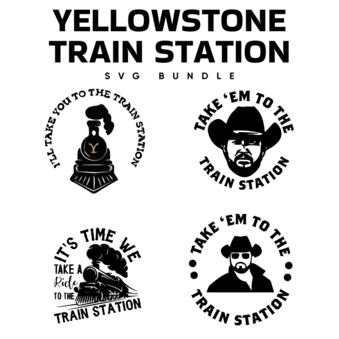 Yellowstone Train Station SVG.