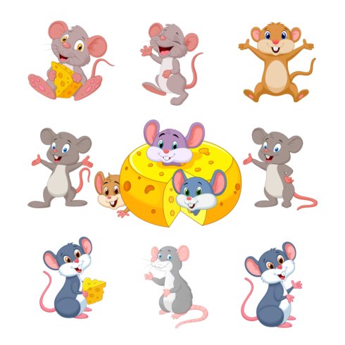 Cute Mouse SVG Files – MasterBundles