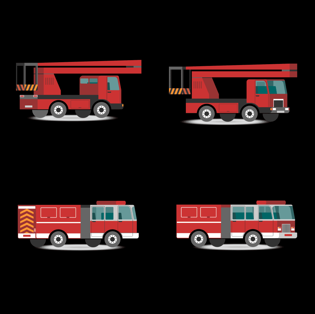 Fire Truck Svg Cover.