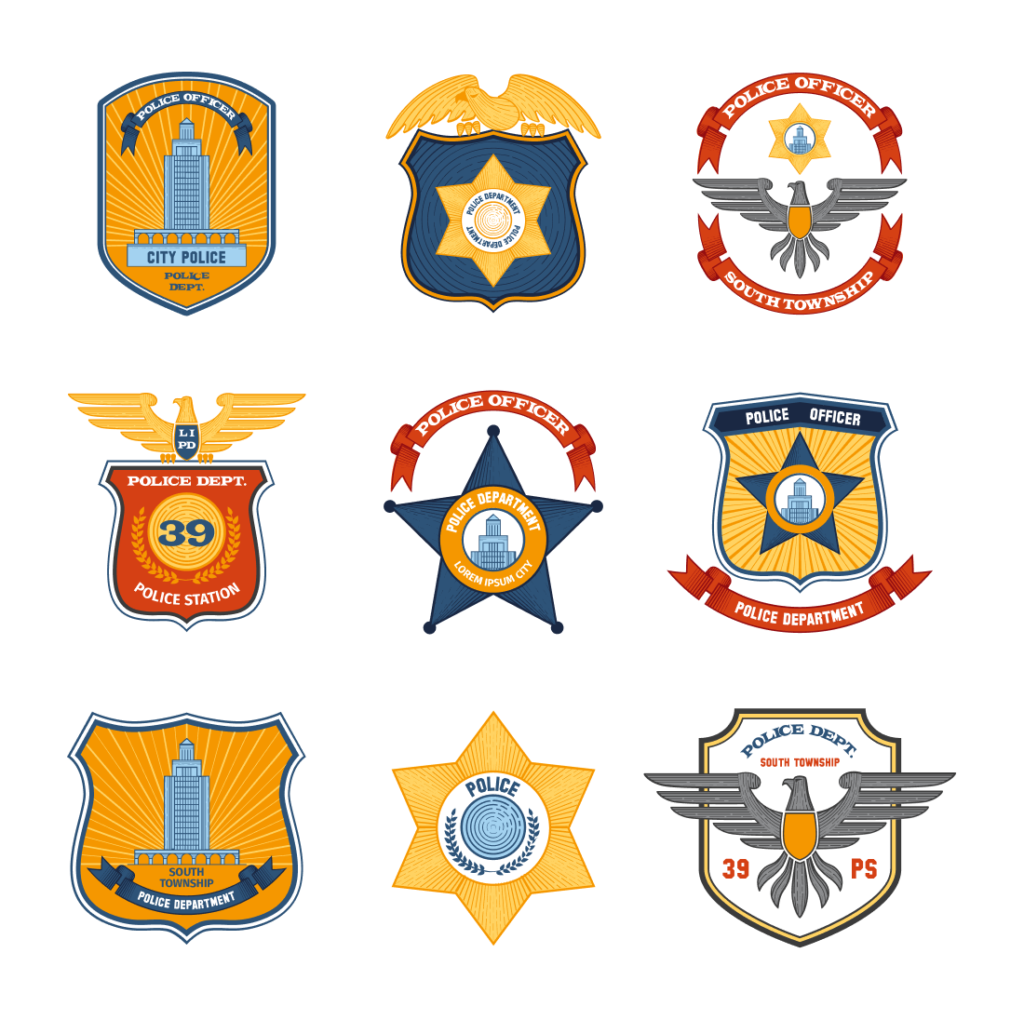 Generic Police Badge Svg Designs Masterbundles