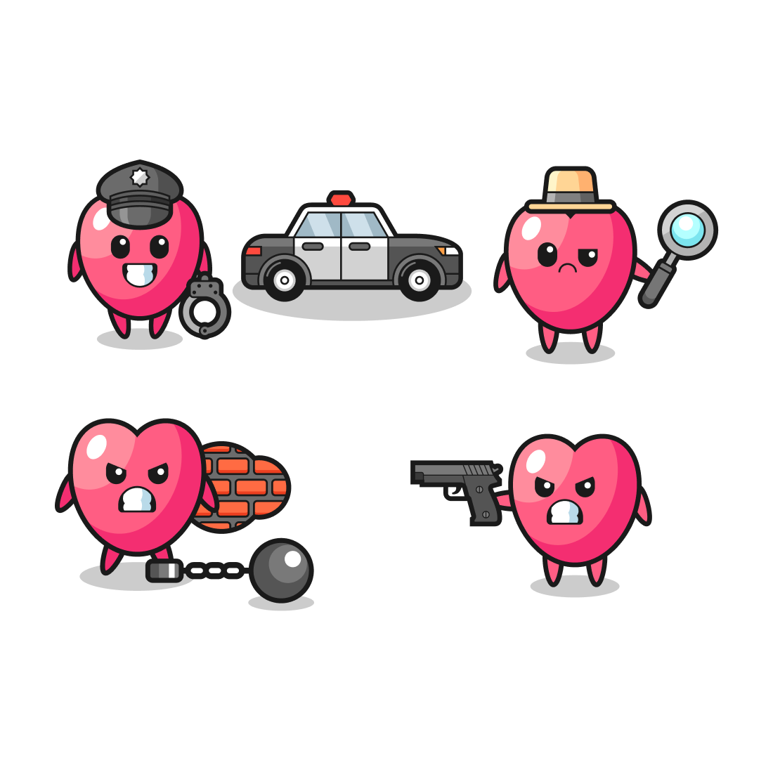 Heart Police SVG cover.