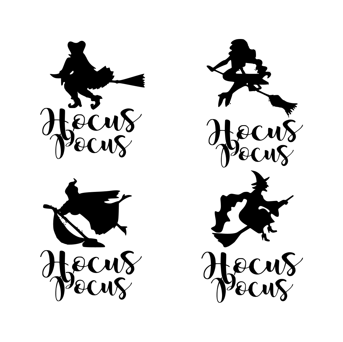 Hocus Pocus Witches SVG.