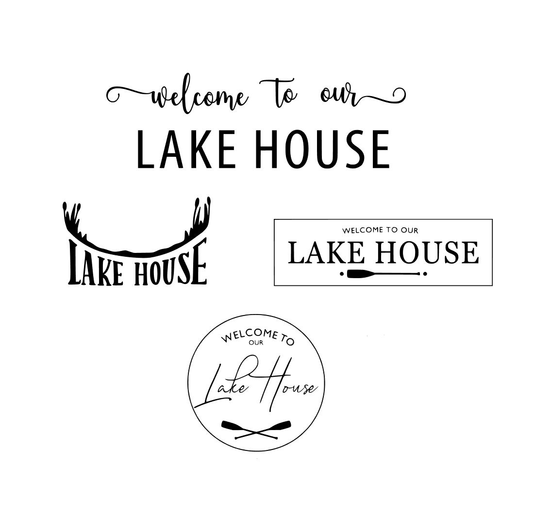 Lake House Svg Cover.