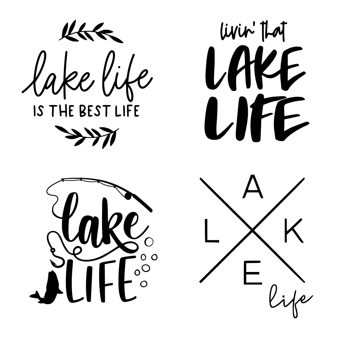 Lake Life SVG cover.