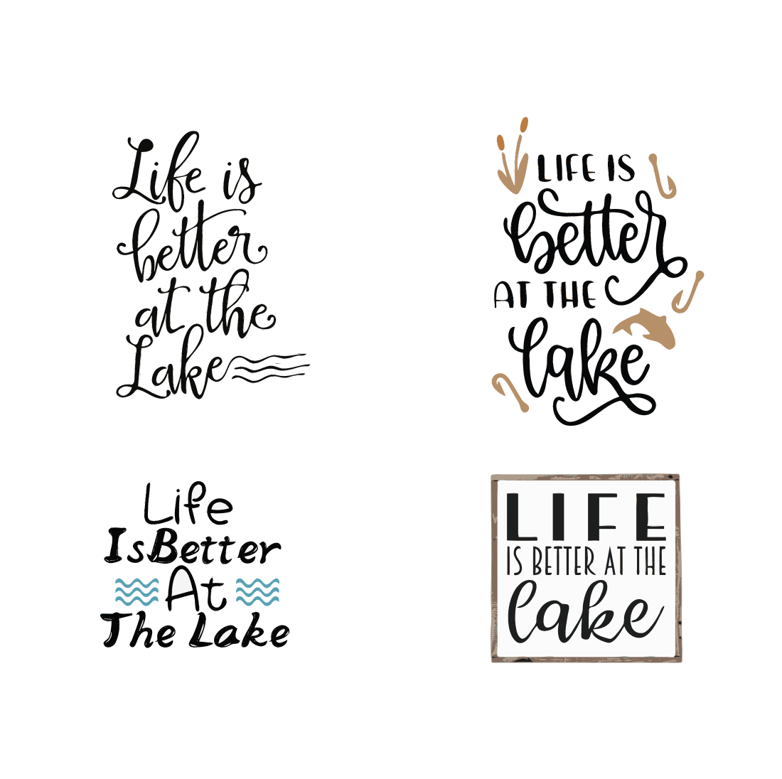 02. life is better at the lake svg bundle 1100 x 1100 908
