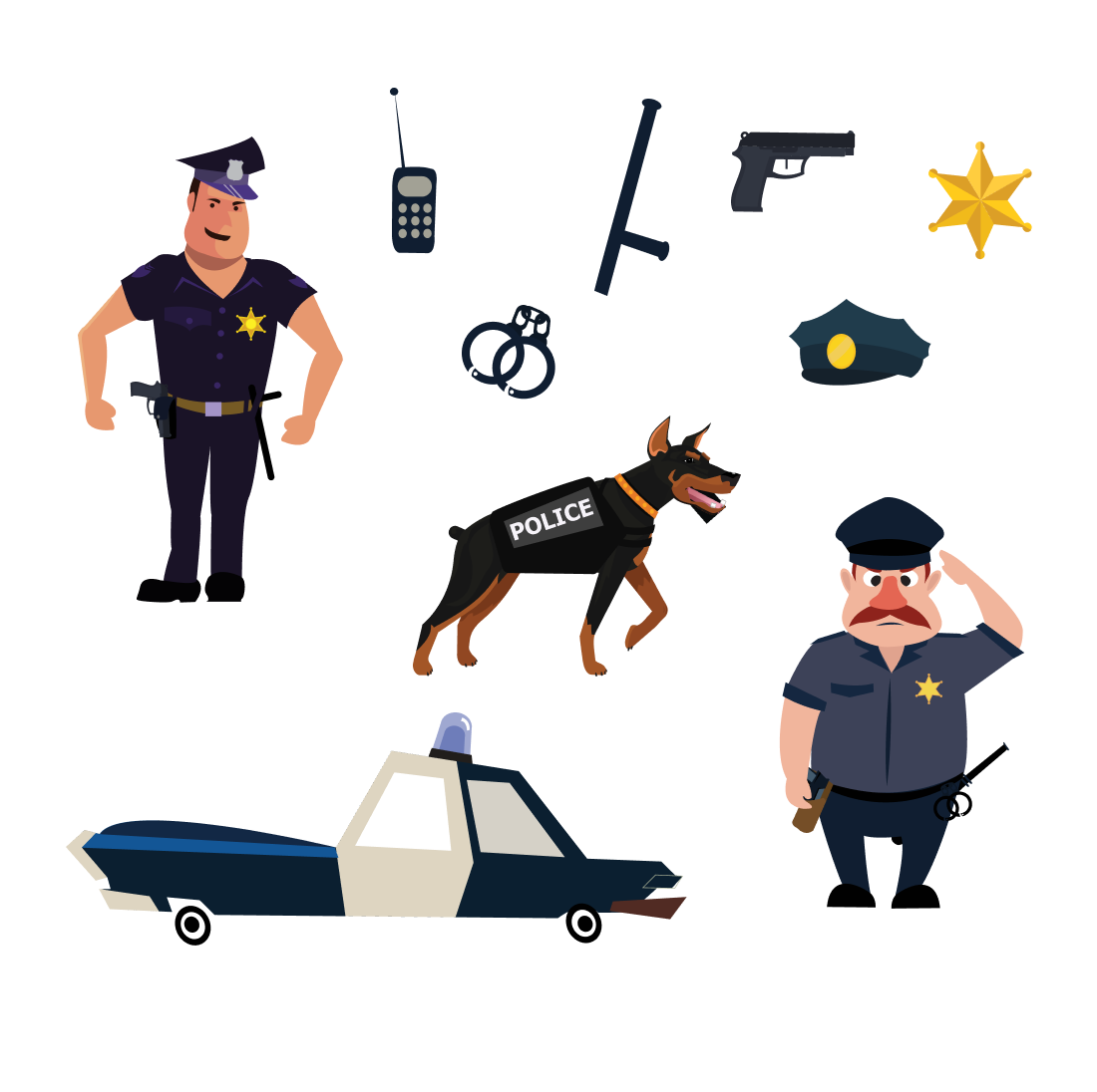 Police SVG Free cover.