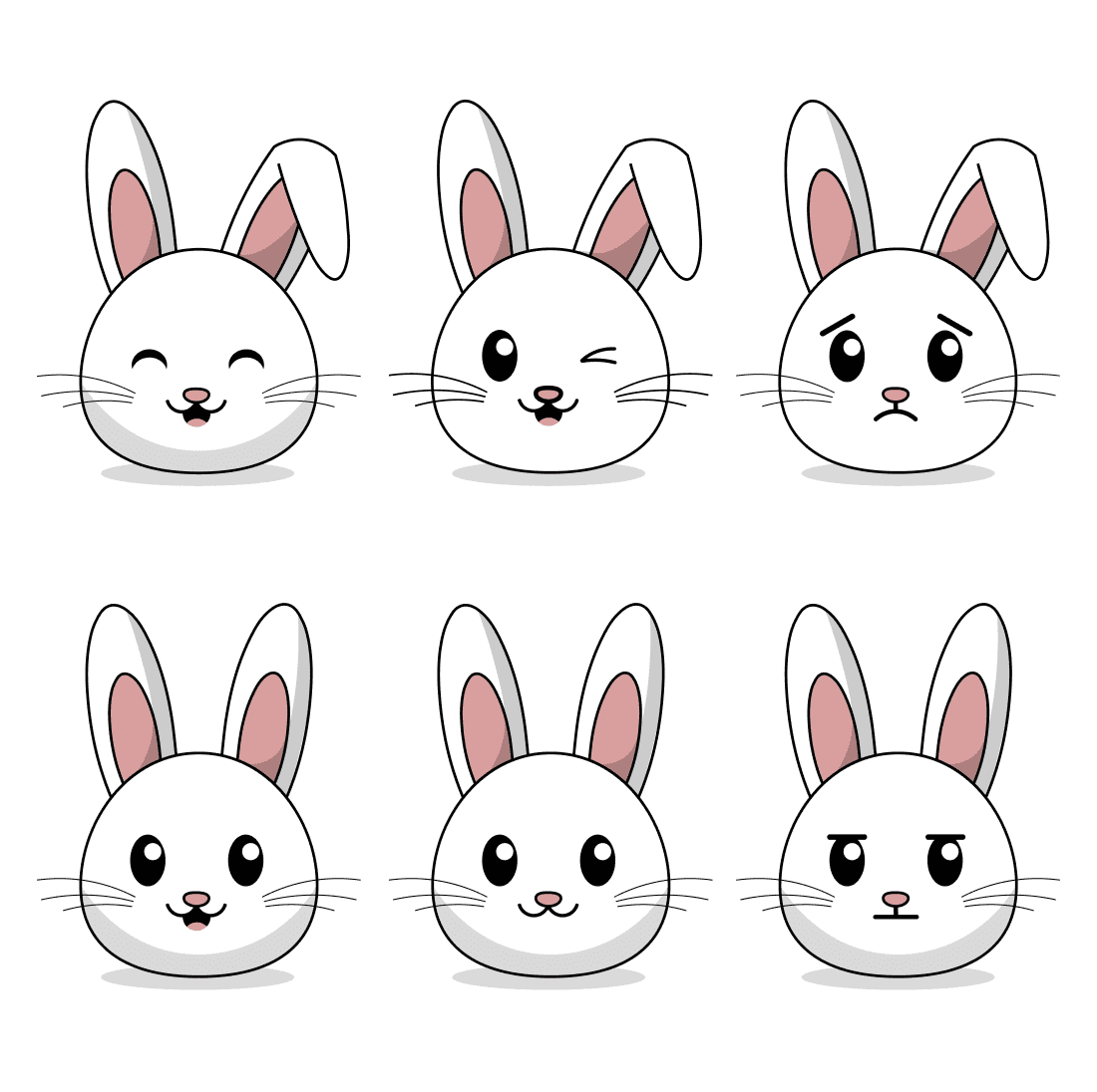 Rabbit Face Svg Free Cover.