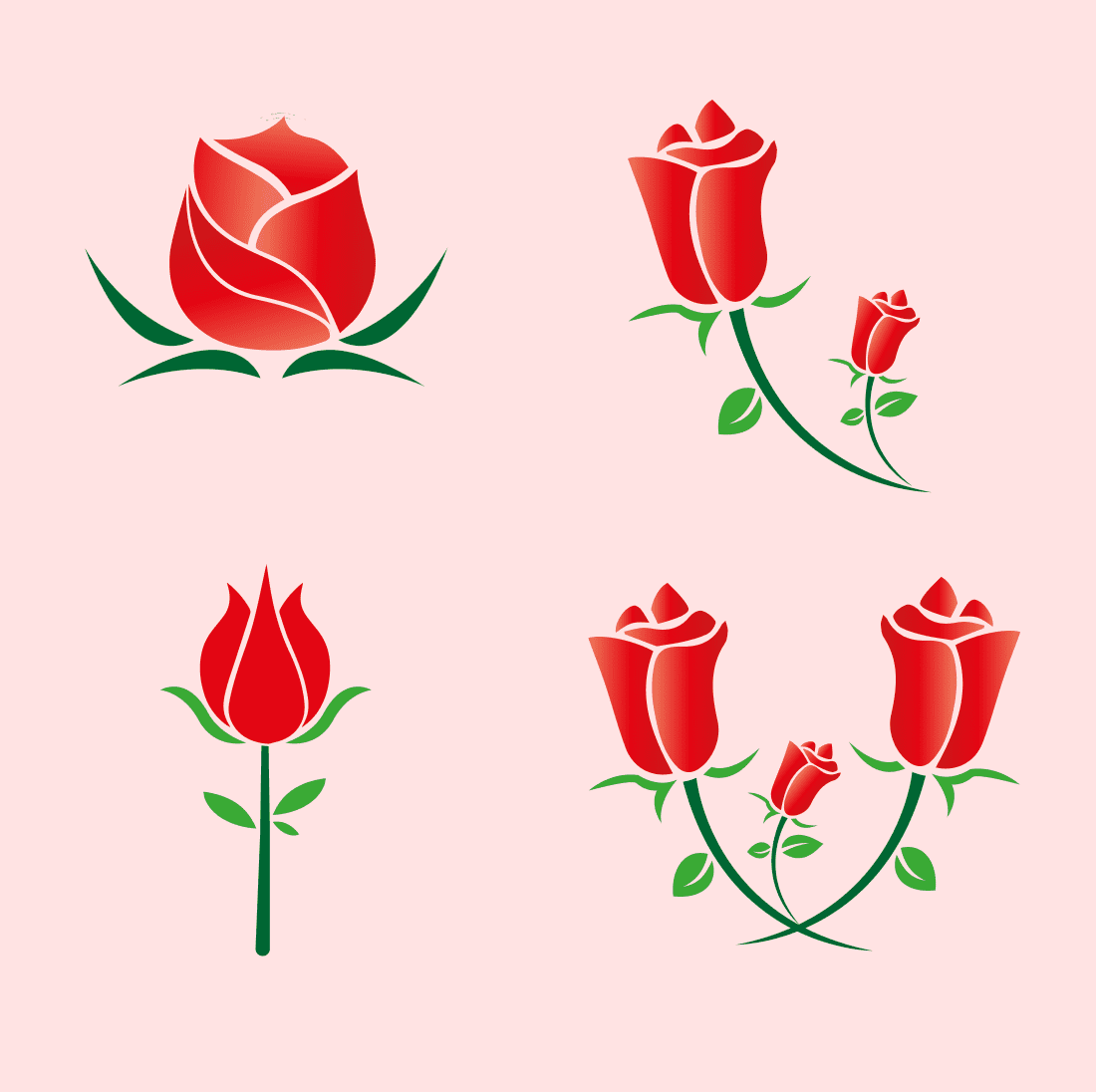 Rose Flower Svg Cover.