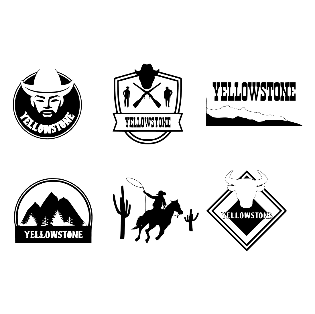 Yellowstone SVG Free cover.