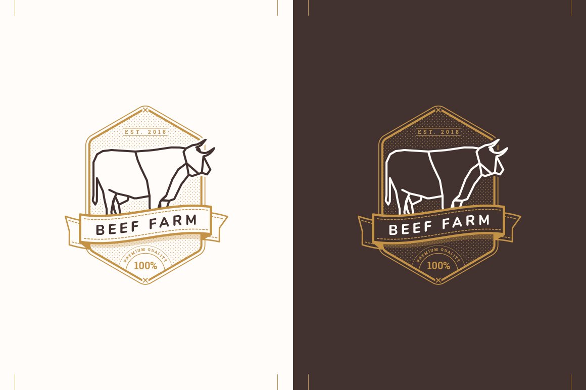 Wild cow for your logo.