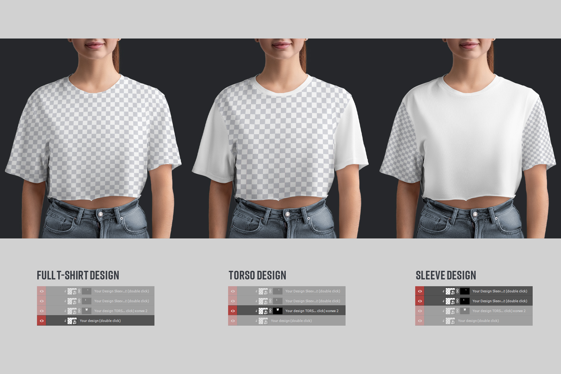 Mockups Crop Top Woman T-shirt Dots Design preview image.