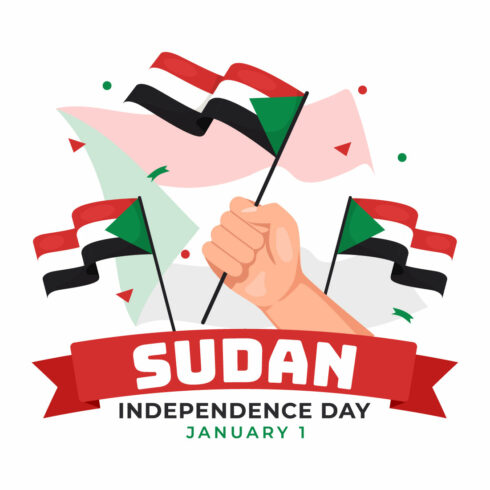 Sudan Independence Day Illustration cover image.