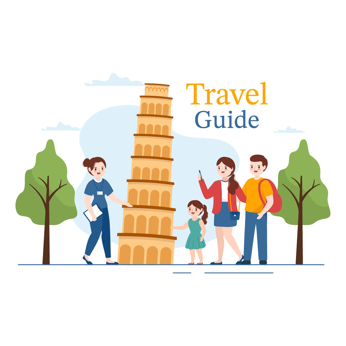 10 Travel Guide And Tour Illustration - main image preview.