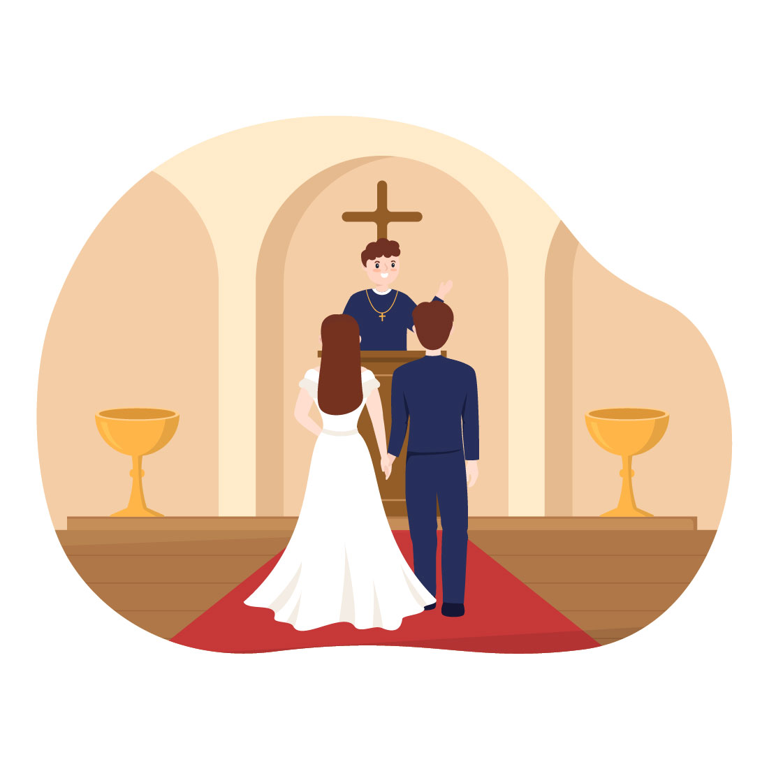 Catholic Church Illustration cover image.